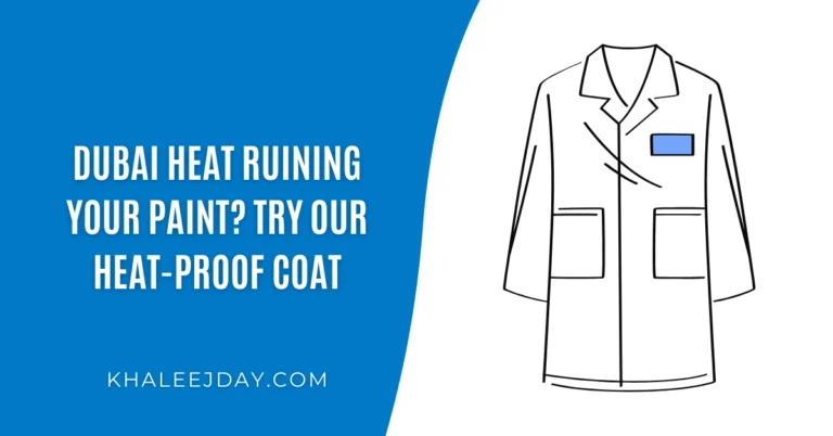 Dubai Heat Ruining Your Paint Try Our Heat-Proof Coat