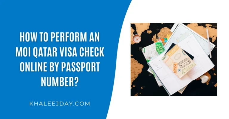 How to Perform an MOI Qatar Visa Check Online by Passport Number