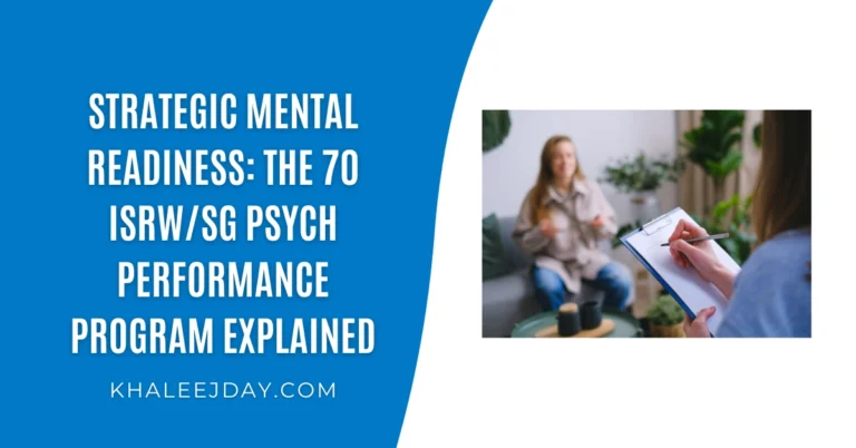 Strategic Mental Readiness The 70 ISRWSG Psych Performance Program Explained