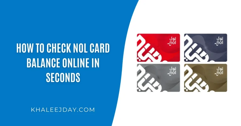 How to Check Nol Card Balance Online in Seconds