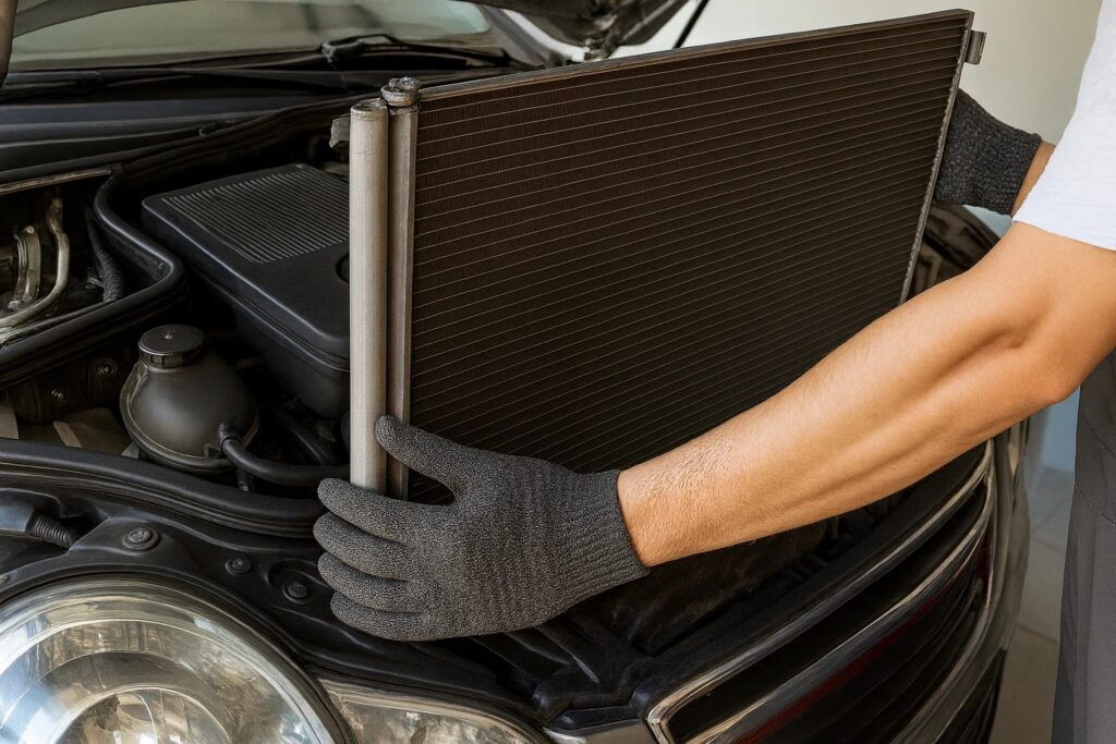 Car AC Condenser Repair
