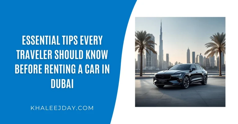 Essential Tips Every Traveler Should Know Before Renting a Car in Dubai