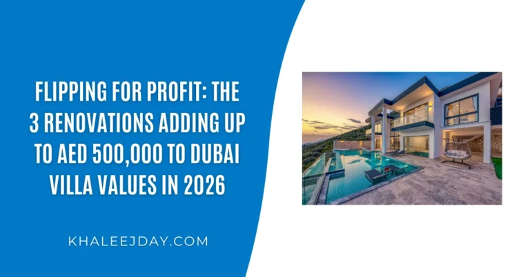 Flipping for Profit The 3 Renovations Adding Up to AED 500,000 to Dubai Villa Values in 2026