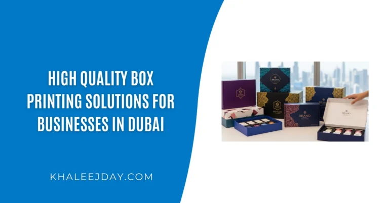 High Quality Box Printing Solutions for Businesses in Dubai
