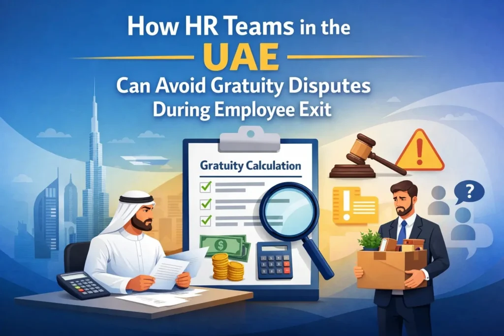 How HR Teams in the UAE Can Avoid Gratuity Disputes During Employee Exit