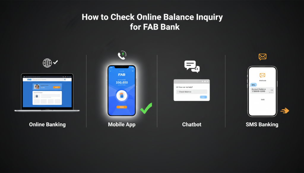 How to Check Online Balance Inquiry for FAB Bank