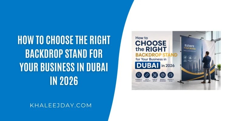 How to Choose the Right Backdrop Stand for Your Business in Dubai in 2026