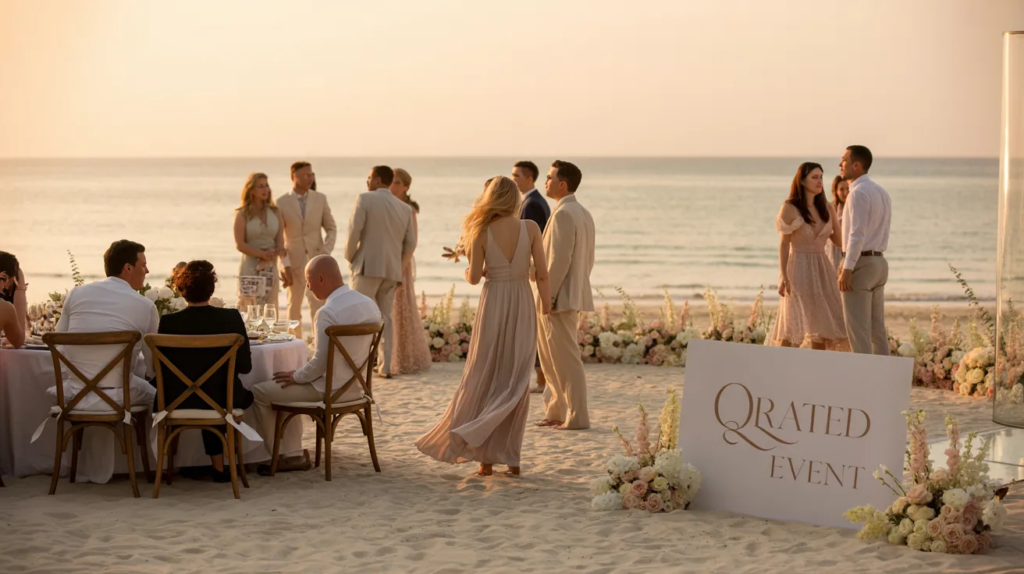 beach wedding in Dubai