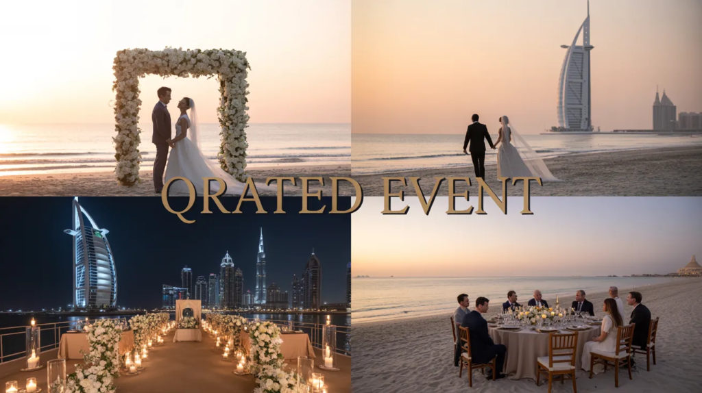Beach Wedding Dubai and Dubai Gala Dinner