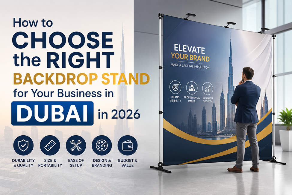 How to Choose the Right Backdrop Stand for Your Business in Dubai