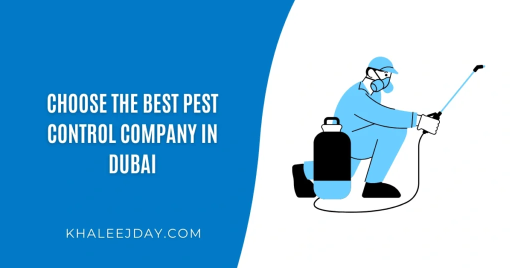Choose the Best Pest Control Company in Dubai