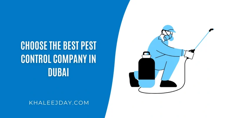 Choose the Best Pest Control Company in Dubai