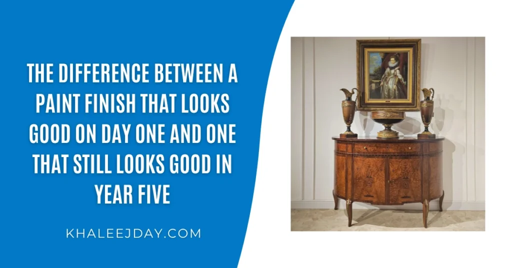 The Difference Between a Paint Finish That Looks Good on Day One and One That Still Looks Good in Year Five