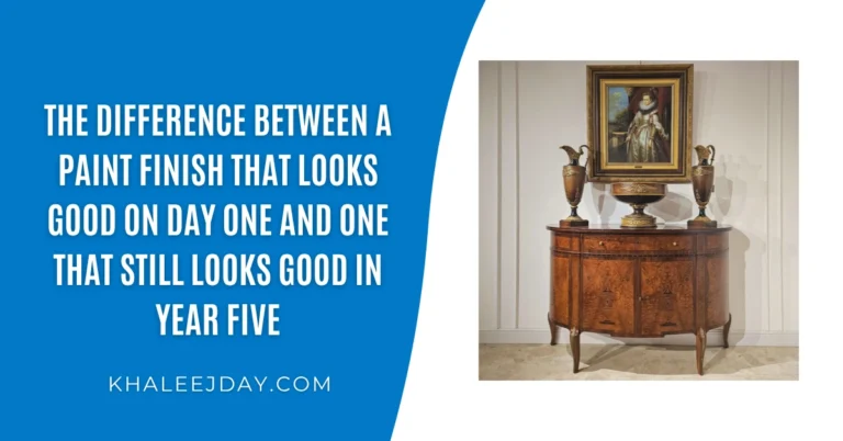 The Difference Between a Paint Finish That Looks Good on Day One and One That Still Looks Good in Year Five